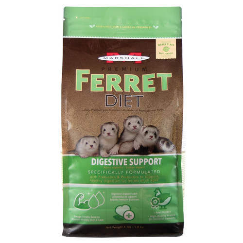 Marshall Digestive Support Premium Ferret Diet 4 lb