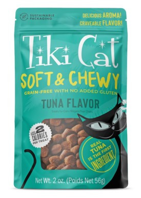 Tiki Cat Soft & Chewy Tuna Flavor Cat Treats 2 oz
