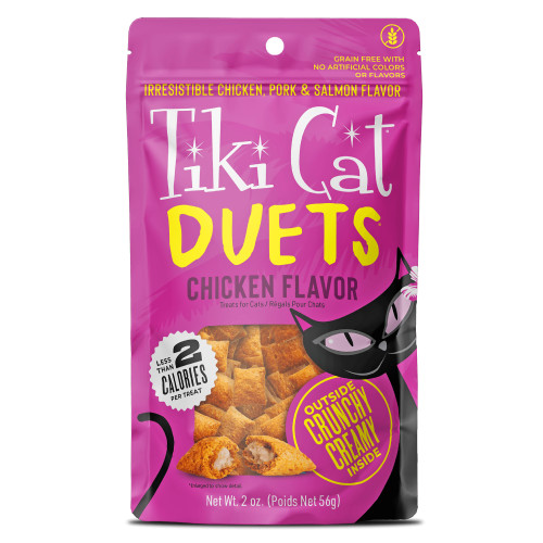 Tiki Cat Duets Chicken Flavor Cat Treats 2 oz