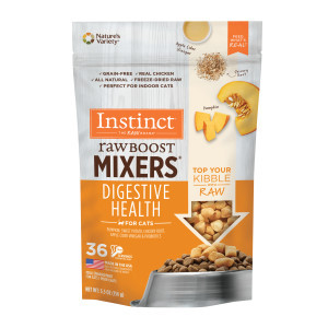 Instinct Raw Boost Mixers Digestive Health Recipe Freeze-Dried Cat Food Topper 5.5 oz