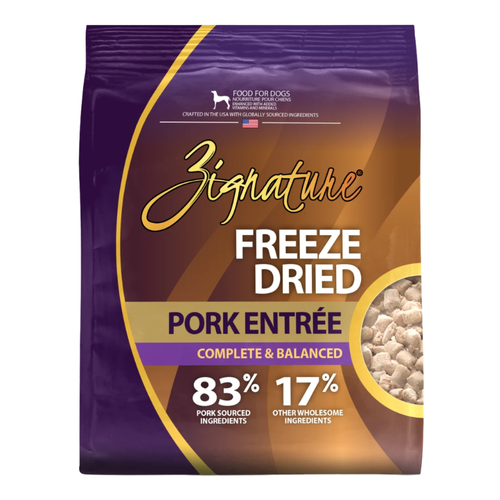 Zignature Freeze-Dried Pork Entrée Grain-Free Dog Food 4 oz