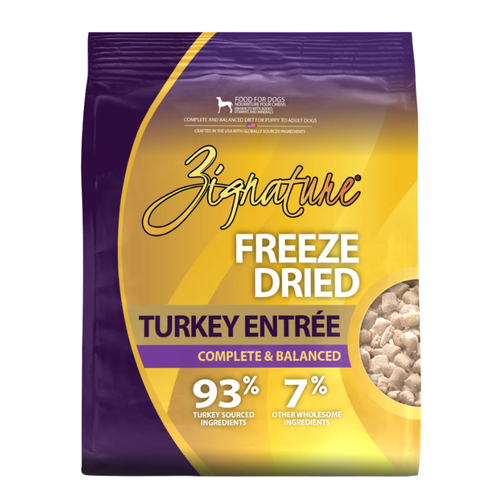Zignature Freeze-Dried Turkey Entree Grain-Free Dog Food 4 oz