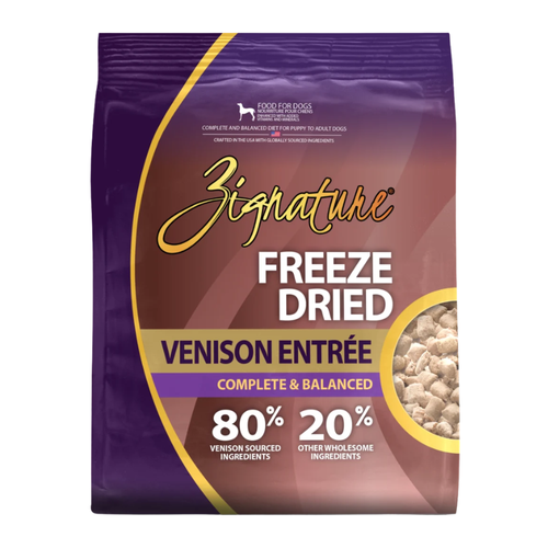 Zignature Freeze Dried Venison Entree Grain-Free Dog Food 4 oz