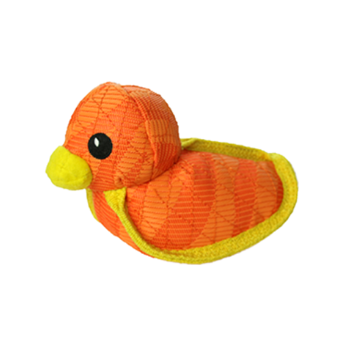 Vip DuraForce Orange Duck Durable Double Layered Dog Toy Small/Medium Dog