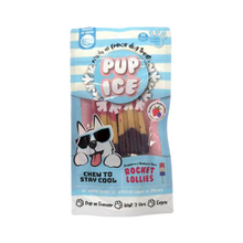 Nothin' To Hide Pup Ice Rocket Lollies Strawberry and Blueberry Dog Chew Treat 2 pk