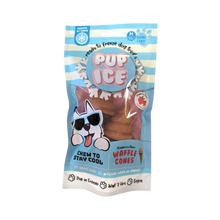 Nothin' To Hide Pup Ice Waffle Cone Strawberry Dog Chew Treat 2 pk