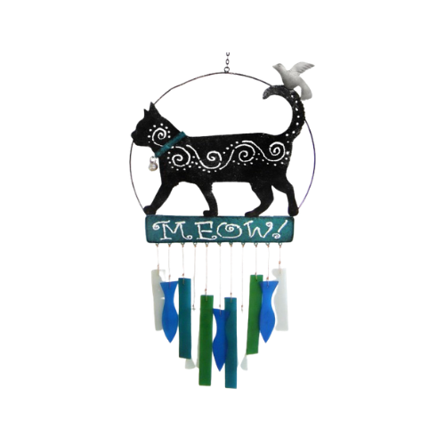 Songbird Essentials Kittie Meow Wind Chime 