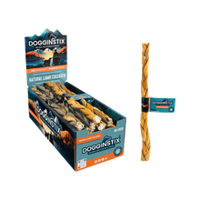 Dogginstix Braided Lamb Collagen Dog Chew 12 in