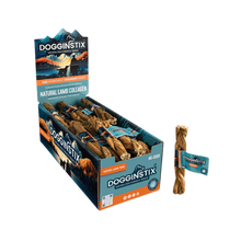 Dogginstix Braided Lamb Tripe Dog Chew 6 in
