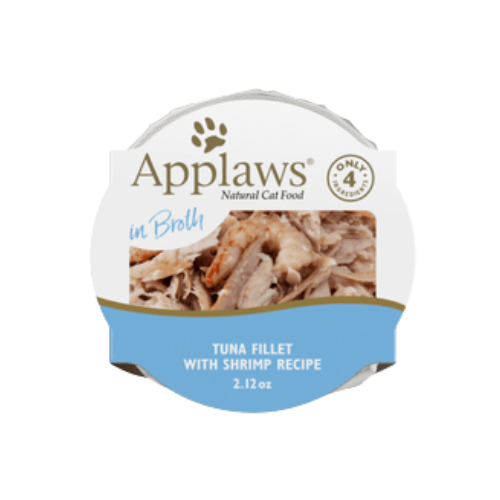 Applaws Natural Tuna Fillet with Prawn in Broth Wet Cat Food