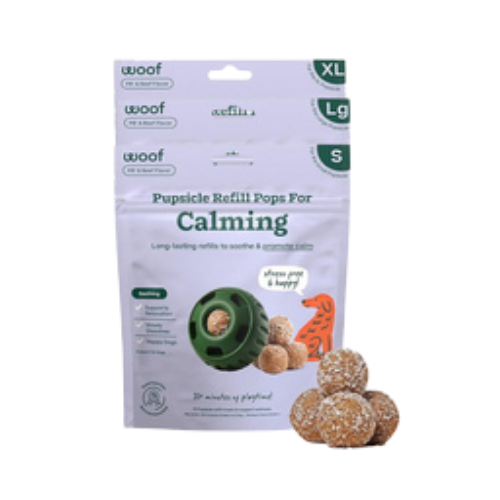 Woof Pupsicle Pops Refills for Calming Lickable Dog Treats