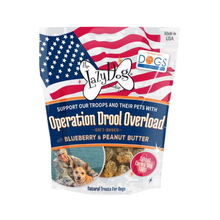 Lazy Dog Operation Drool Overload Blueberry & Peanut Butter Dog Treats 