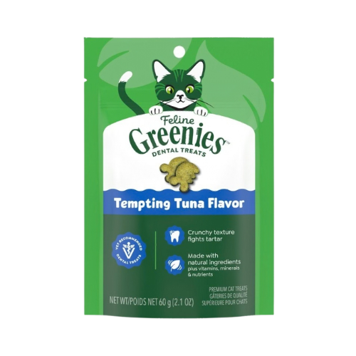 Greenies Feline Dental Treats Tempting Tuna Flavor For Cats