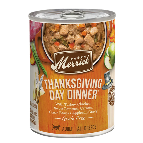 Merrick Grain-Free Thanksgiving Day Dinner in Gravy Wet Dog Food