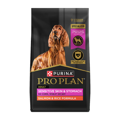Purina Pro Plan Adult Sensitive Skin & Stomach Salmon & Rice Formula Dry Dog Food