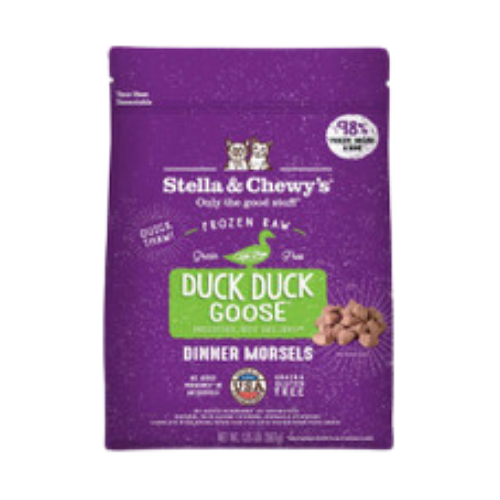 Stella & Chewy's Duck Duck Goose Raw Dinner Morsels Frozen Cat Food 1.25 lb