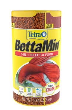 Tetra Betta 3-in-1 Select-A-Food Fish Food 1.3 oz