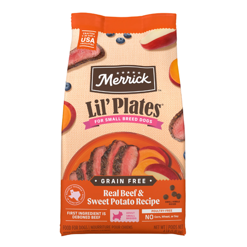 Merrick Lil' Plates Real Beef & Sweet Potato Recipe Grain-Free Dry Dog Food