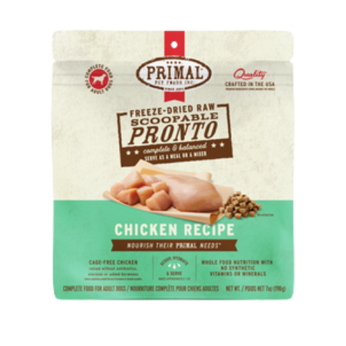 Primal Raw Pronto Chicken Recipe Freeze-Dried Dog Food 7 oz