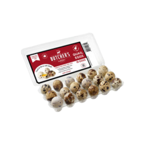 The Butcher's Pup Frozen Quail Eggs for Dogs & Cats 18 ct