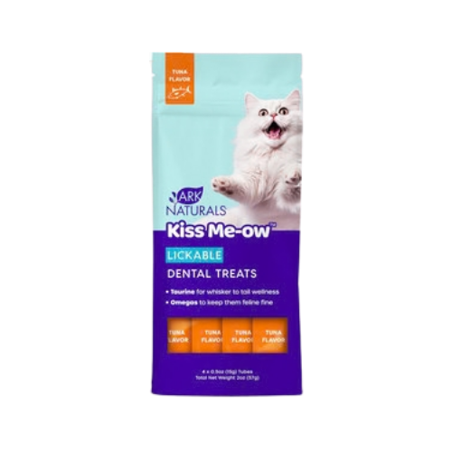 Ark Naturals Kiss Me-ow Lickable Dental Tuna Flavored Cat Treats 4 ct
