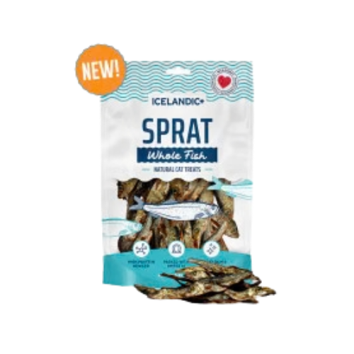 Icelandic+ Sprat Whole Fish Natural Cat Treats .85 oz