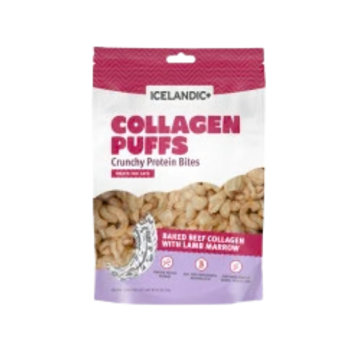 Icelandic+ Beef Collagen Puffs with Marrow Cat Treats .5 oz