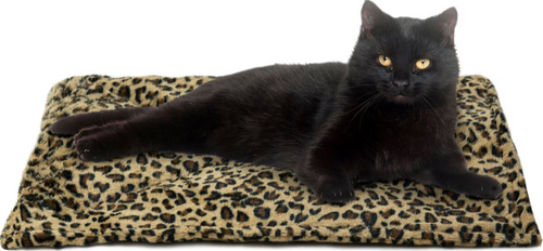 Furhaven Leopard ThermaNAP Self-Warming Cat Bed 22 x 17 in