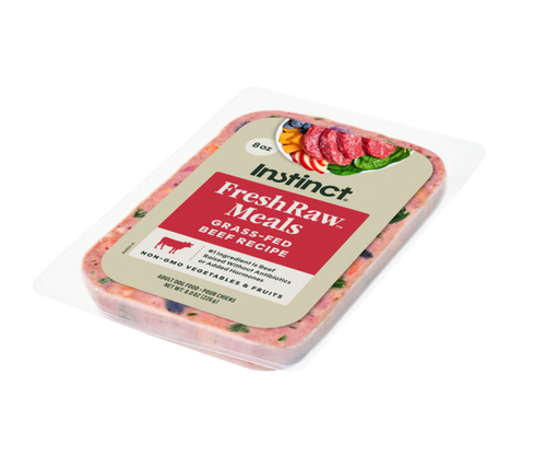 Instinct FreshRaw Meals Grass-Fed Beef Recipe Adult Dog Food 8 oz