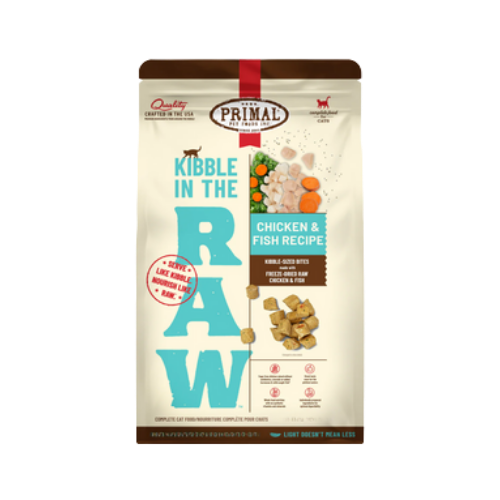 Primal Kibble in the Raw Chicken & Fish Recipe Dry Cat Food 1.5 lb