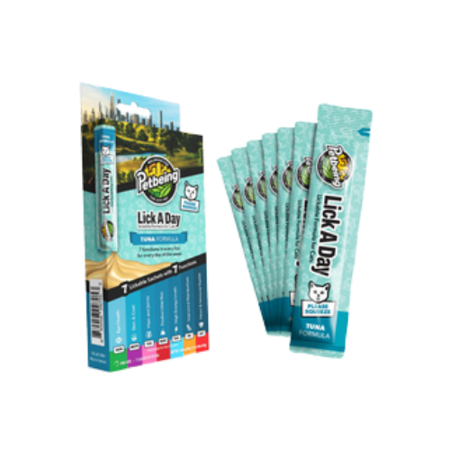 Petbeing Lick A Day Tuna Formula Cat Supplement 7 ct