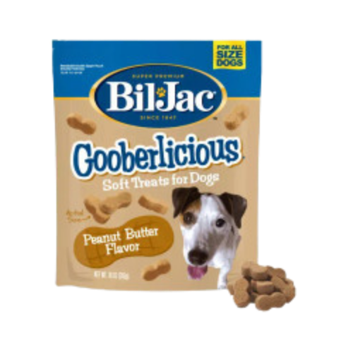 Bil Jac Gooberlicious Peanut Butter Flavor Soft Dog Treats 10 oz