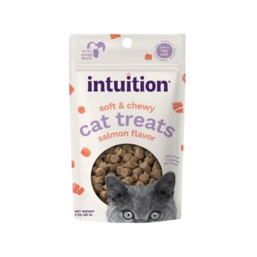 Intuition Salmon Recipe Soft & Chewy Cat Treats 3 oz