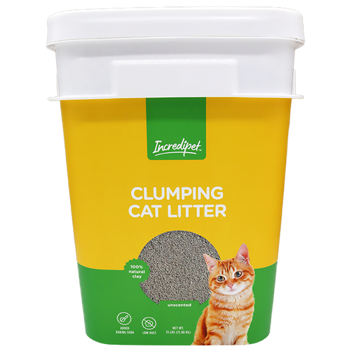 Incredipet Clumping Cat Litter Pail 35 lb