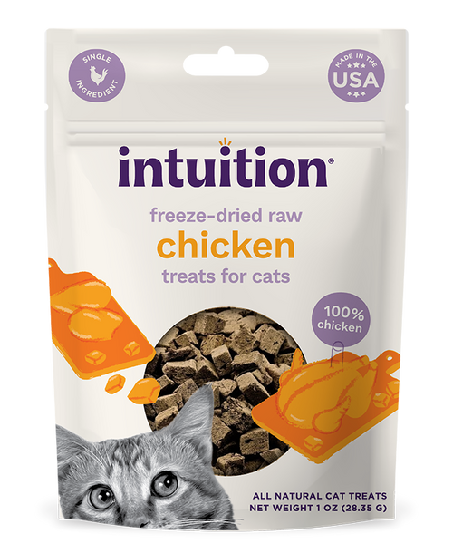 Intuition Freeze-Dried Raw Chicken Treats for Cats 1 oz