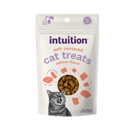 Intuition Salmon Recipe Soft Center Cat Treats 3 oz