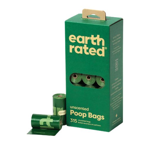 Earth Rated Unscented Dog Waste Bags, 21 Refill Rolls 