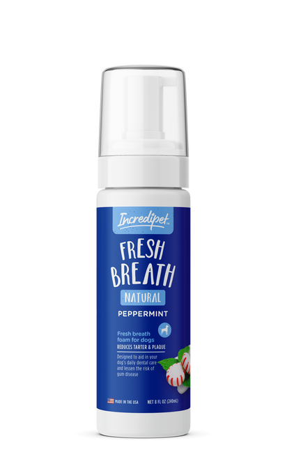 Incredipet Fresh Breath Foam 8 oz