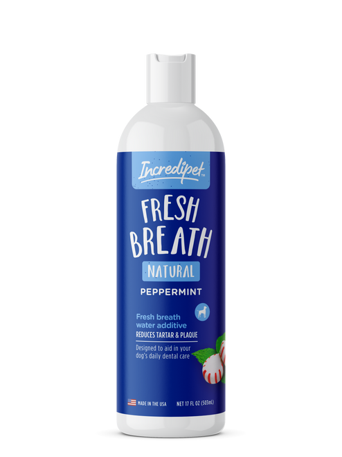 Incredipet Fresh Breath Water Additive 17 oz