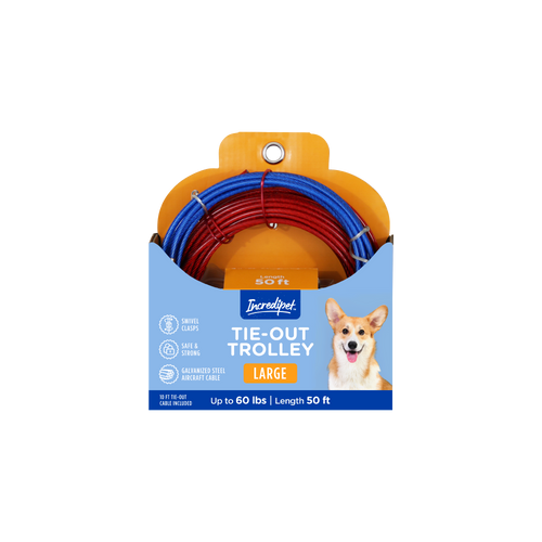 Incredipet Trolley Tie-Out System 50 ft