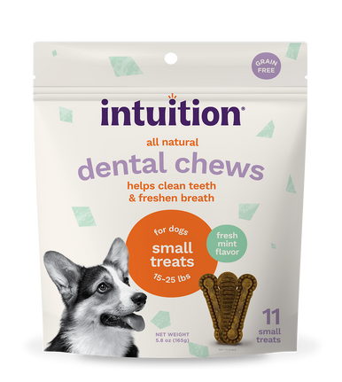 Intuition Small Dental Treats for Dogs 15-25 lbs
