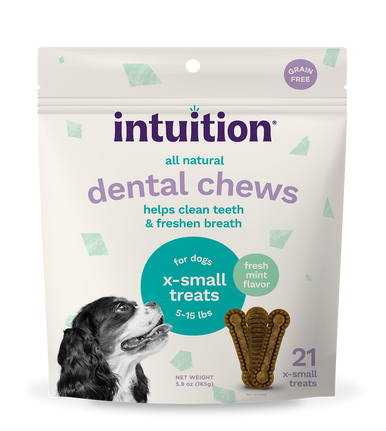 Intuition Extra Small Dental Treats for Dogs 5-15 lbs