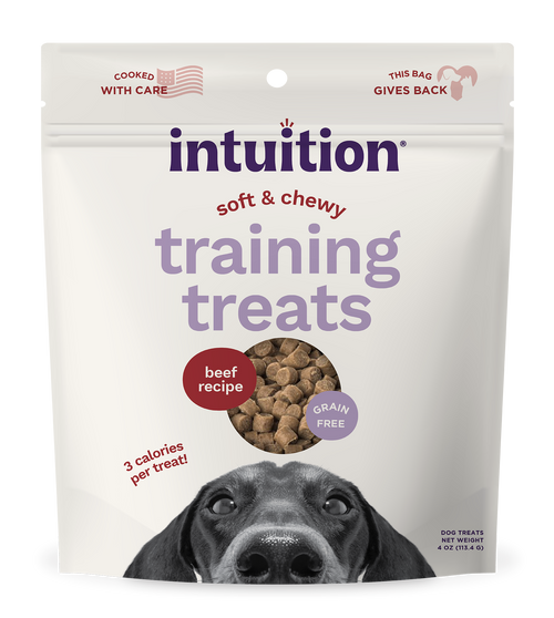Intuition Beef Recipe Grain-Free Soft & Chewy Training Treats for Dogs