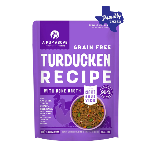 A Pup Above Grain Free Turducken Recipe Frozen Fresh Dog Food