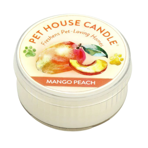 Pet House Mango Peach Mini Candle 1.5 oz