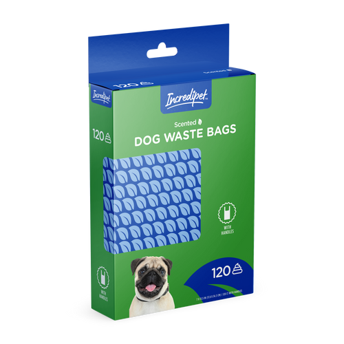 Incredipet Tie Handle Waste Bags, 120 pk