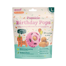 Woof Pupsicle Pops Refills Peanut Butter Birthday Lickable Dog Treats